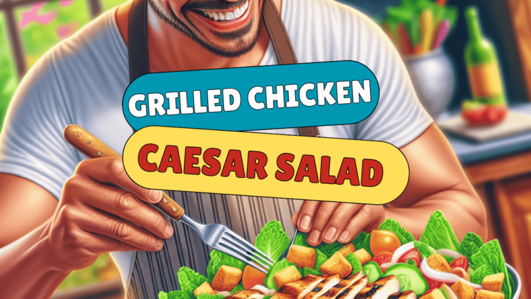 Healthy Grilled Chicken Caesar Salad